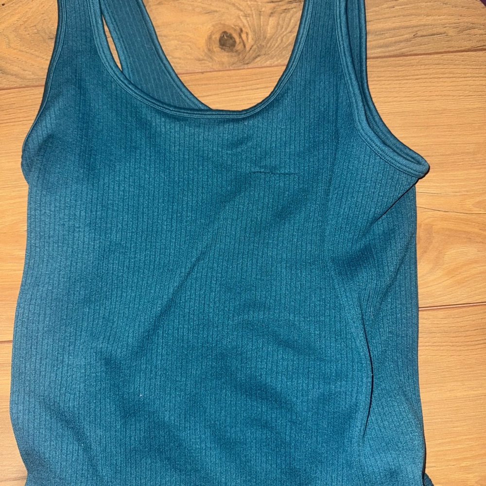 a new day Deep Teal Tank Top